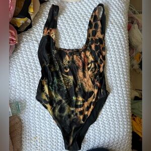 Ocean club lion one piece bathing suit